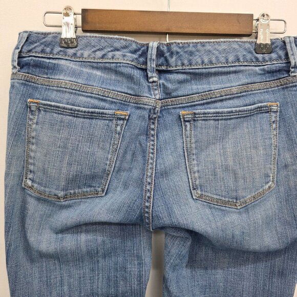 Banana Republic Trouser Jeans Womens 28/6 Low Rise Medium Wash Stretch Denim - Picture 6 of 14